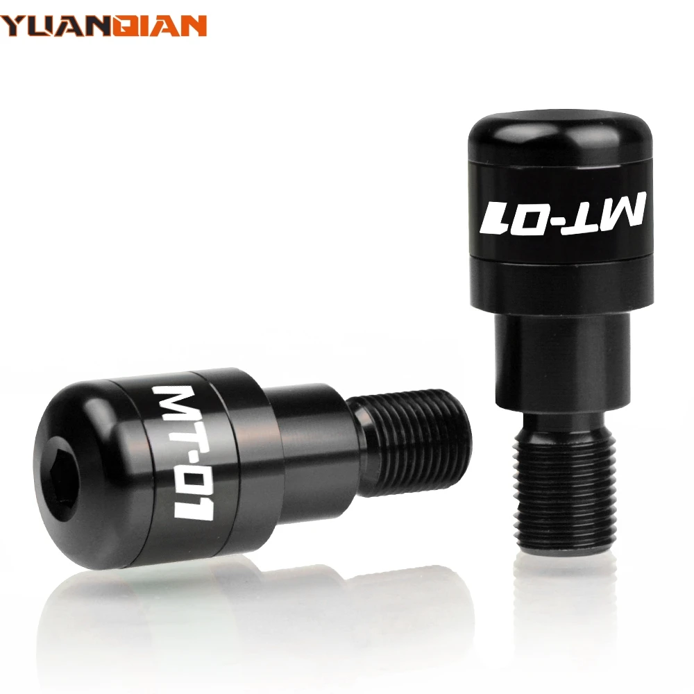 Для YAMAHA MT01 2004-2009 2004 2005 2006 2007 2008 2009 Мотоцикл с ЧПУ алюминиевые ручки на руль концы для мотокросса рукоятка Торцевая крышка
