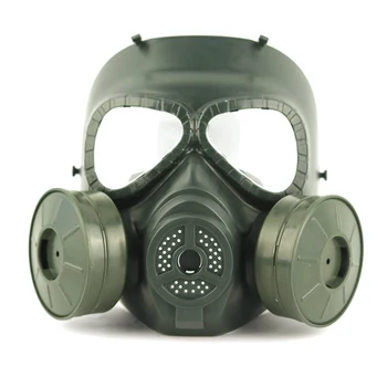 

Paintball Full Face Protective Gas Cover Goggles Double Filter Tank CS Games Strong Impact Resistance Safe And Reliable