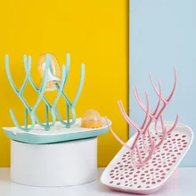 Сушилка для детских бутылочек, держатель для бутылочек для кормления новорожденных, сушилка для чистки бутылочек, сушилка для хранения стеклянных стаканчиков