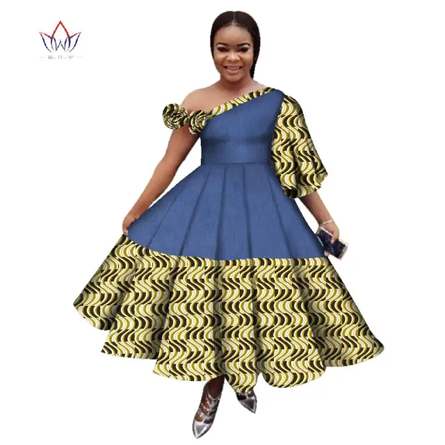 casual printed dress