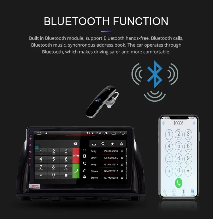 Discount LJDA 9 Inch 2 DIN Anrdroid 9.1 Car Multimedia Player For Mazada cx-5 2014 2015 WIFI GPS Navigation Radio Stereo 2GB RAM Headunit 8