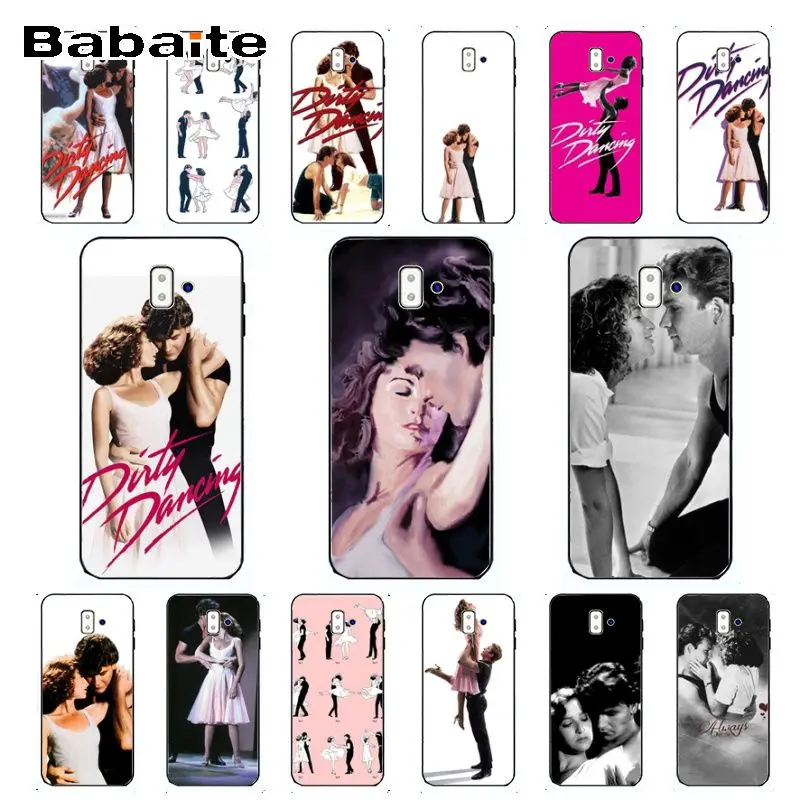 

Dirty Dancing Pattern TPU Soft Phone Accessories Cell Phone Case For samsung Galaxy j6 plus A6 A8 A9 A10 A30 A50 Cover