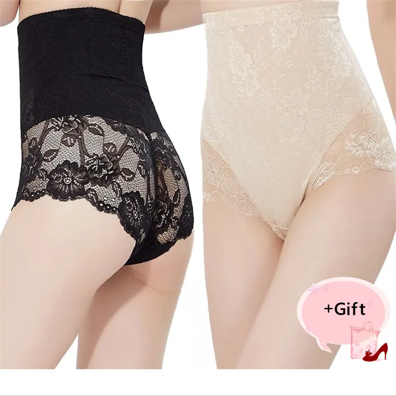 

Sexy shapewear Perfect shaper tummy waist trainer bodysuit body Slimming Corset control Lace panties with postpartum for women