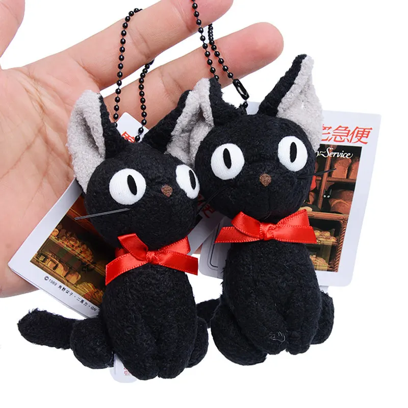 8 11 см 10 шт./лот Кики СЛУЖБА ДОСТАВКИ JiJi кошка плюшевые игрушки кулоны Kawaii Черный