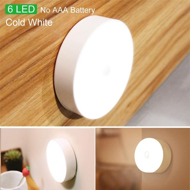 Sensor Wireless Night Lights Bedroom Decor LED Light Detector Wall Decorative Lamp Staircase Closet Room Aisle Lighting