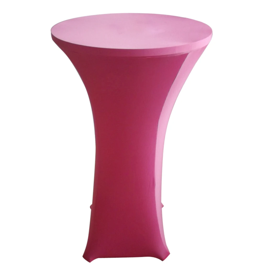 Spandex Cover Tablecloth 4 Leg 60cm Poseur Bistro Cocktail Table Decoration