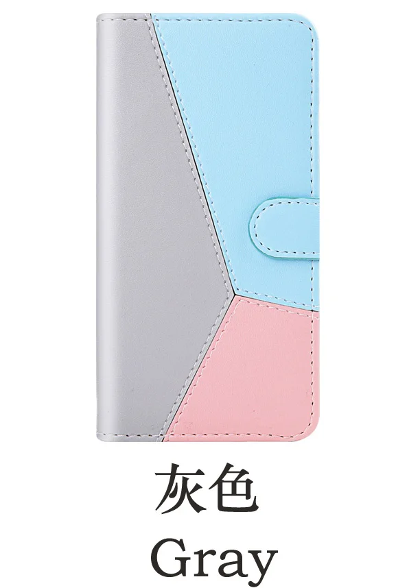 Флип-кейс для samsung Galaxy J6 J 6 J600 SM-J600F/DS SM-J600FN SM 600F/DS J600FN SM-J600 чехол для телефона кожаный чехол - Цвет: Серый