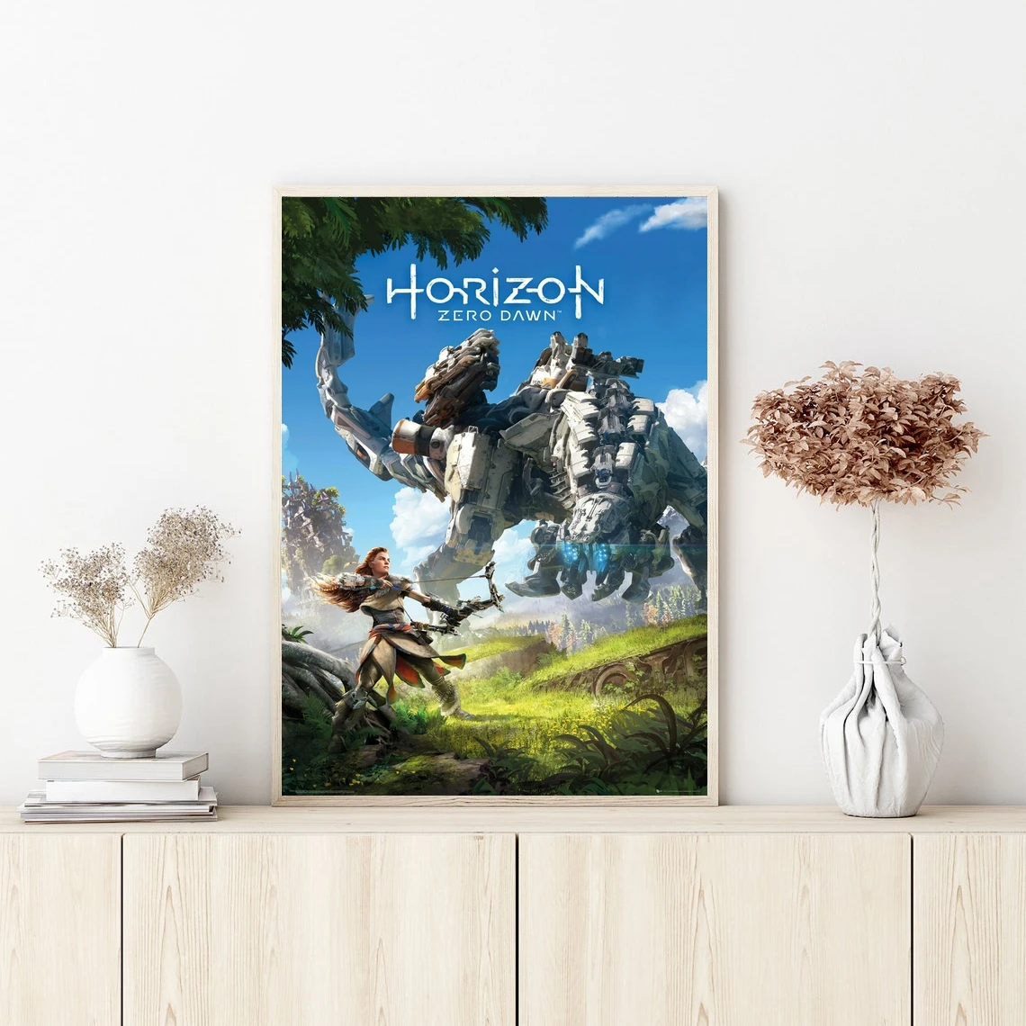 Horizon Zero Dawn Game Cover Poster Wall Art Canvas Painting Camera Da Letto Soggiorno Decorazione Domestica (Senza Cornice)