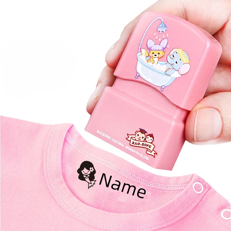 Name Stamp Waterproof Toy Baby Student Clothes Chapter Wash not Faded Children's Seal Stamp Gifts