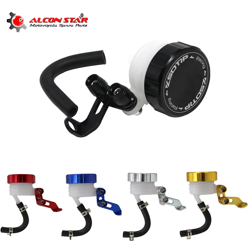 Alconstar- CNC Aluminum Motorcycle Oil Cup Cylinder Brake Master Reservoir Front Clutch Tank Fluid Bottle For Honda CBR250 CRF | Автомобили