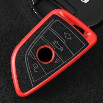 

2019 new plastic + leather car key cover For BMW X1 X3 X4 X5 X6 F15 F16 F48 G11 G01 Series 218i G30 G38 525 540 1 2 5 7 2018