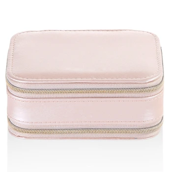 

Casegrace Jewelry Box Portable Storage Organizer Zipper Portable Display Travel Case Necklace Bracelet Earring Ring Watch Pouc