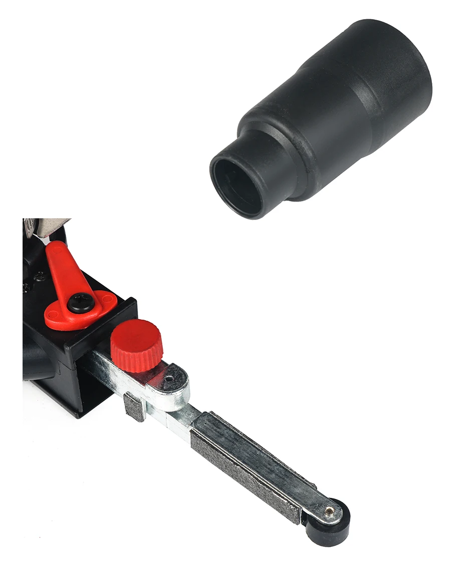 M10/M14 Schleifband-Adapter-Aufsatz, umwandelbar, 100/115/125 mm, elektrischer Winkelschleifer zu Bandschleifer, DIY, Holz, Metallbearbeitung – Detail 6