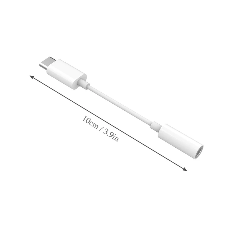 CK10 HIFI DAC Earphones Amplifier Type C to 3 5mm o Adapter Hi Res Super Earphones Converter Lossless White 
