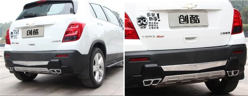 Для Chevrolet TRAX защита переднего и заднего бампера анти-ударная Высококачественная тарелка Фирменная Новинка ABS автомобильные аксессуары