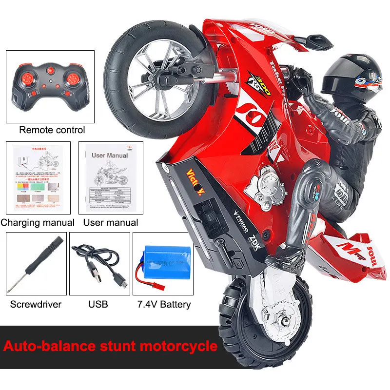 1:6 Big RC Motorrad Auto Hohe Geschwindigkeit Motorrad Modell 2,4G