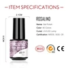ROSALIND 2/6/12/24PCS Gel Nail Polish Set 80Colors Semi Permanent Hybrid Gel Varnish Base Top Coat Soak Off UV LED For Nail Art 6