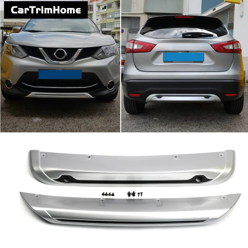 ABS аксессуары для Nissan Qashqai J11 2014 2015 2016 2017 Dualis передний и задний бампер
