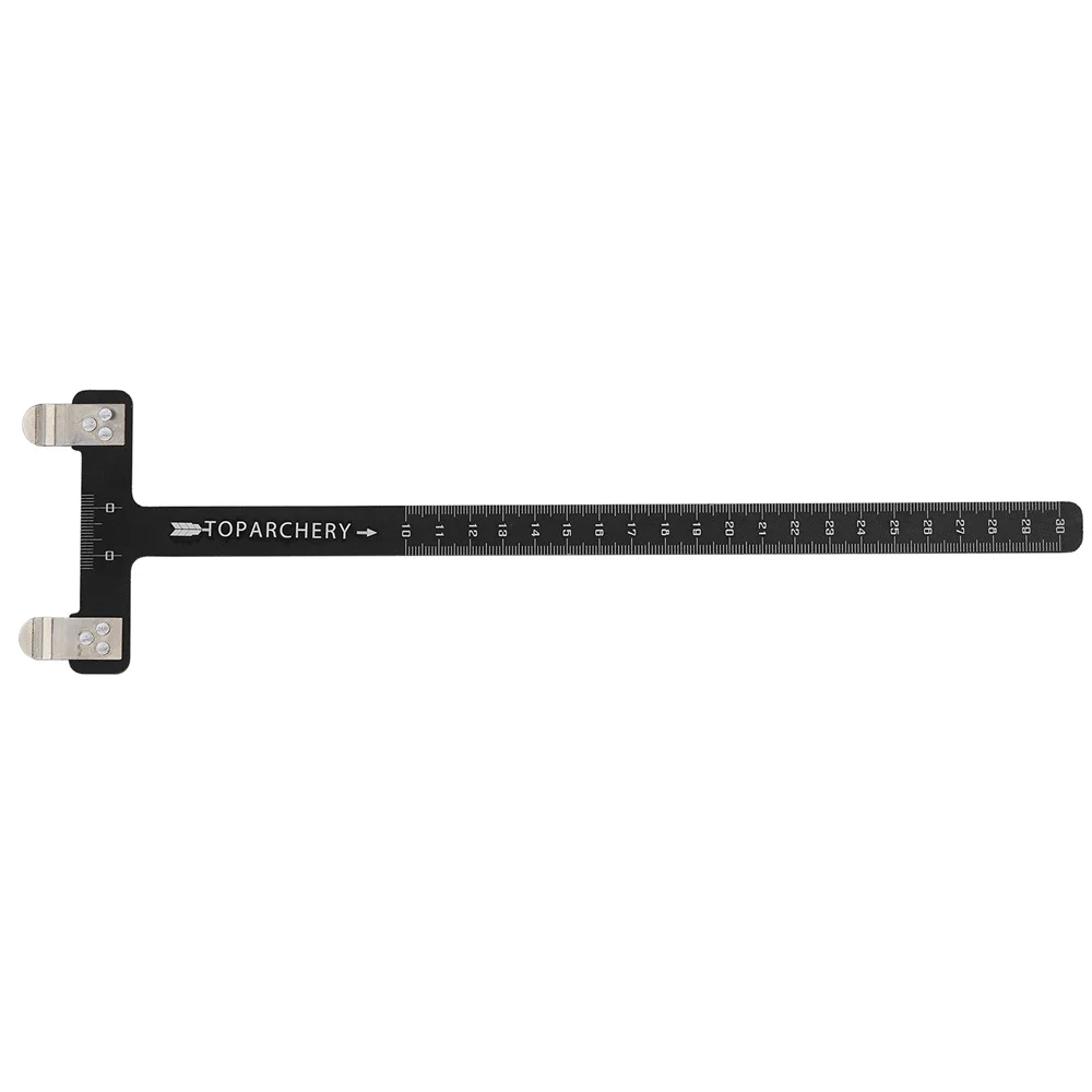 Archery Bow Square T Ruler Stainless Steel Material Hunting Measurement Tool Bow and Arrow Shooting Bowstring Positioning Scale