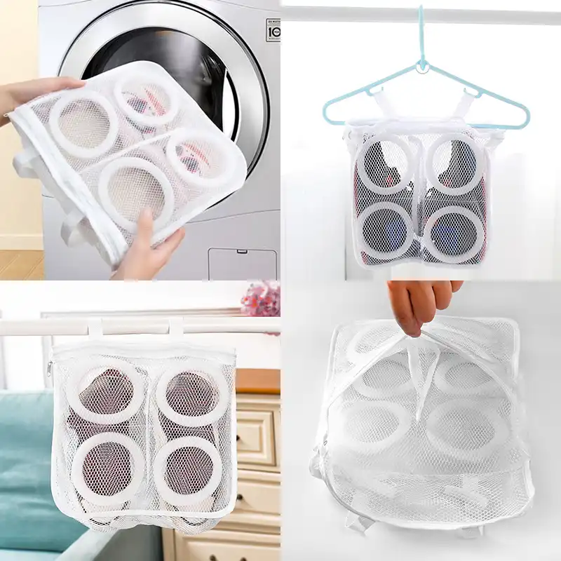 Giặt Giày Túi Bảo Vệ Đồ Lót Áo Ngực Lưới Rửa Lưu Trữ Đồ Túi Giặt Nhà Khô  Giày Dây Kéo Túi Lưới Đựng Đồ Giặt 3 Màu|Túi Giặt| - AliExpress