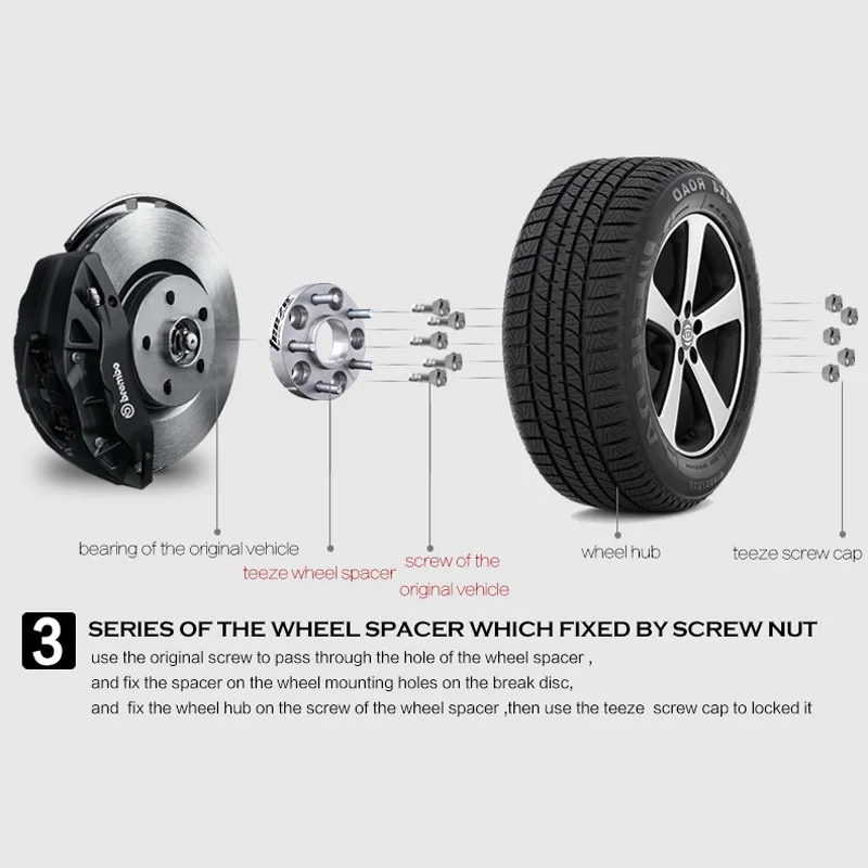 Teeze 4 шт. 5X108 63.4CB 25 мм толщиной Hubcenteric колесные Распорки адаптеры для Volvo