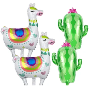 

Anagram Alpaca Llama Cactus Pineapple Watermelon Foil Balloons Baby Shower Wedding Party decoration