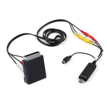 

Capture Adapter USB Adapter Stereo Audio Video Cable Scart (In/Out) adapter