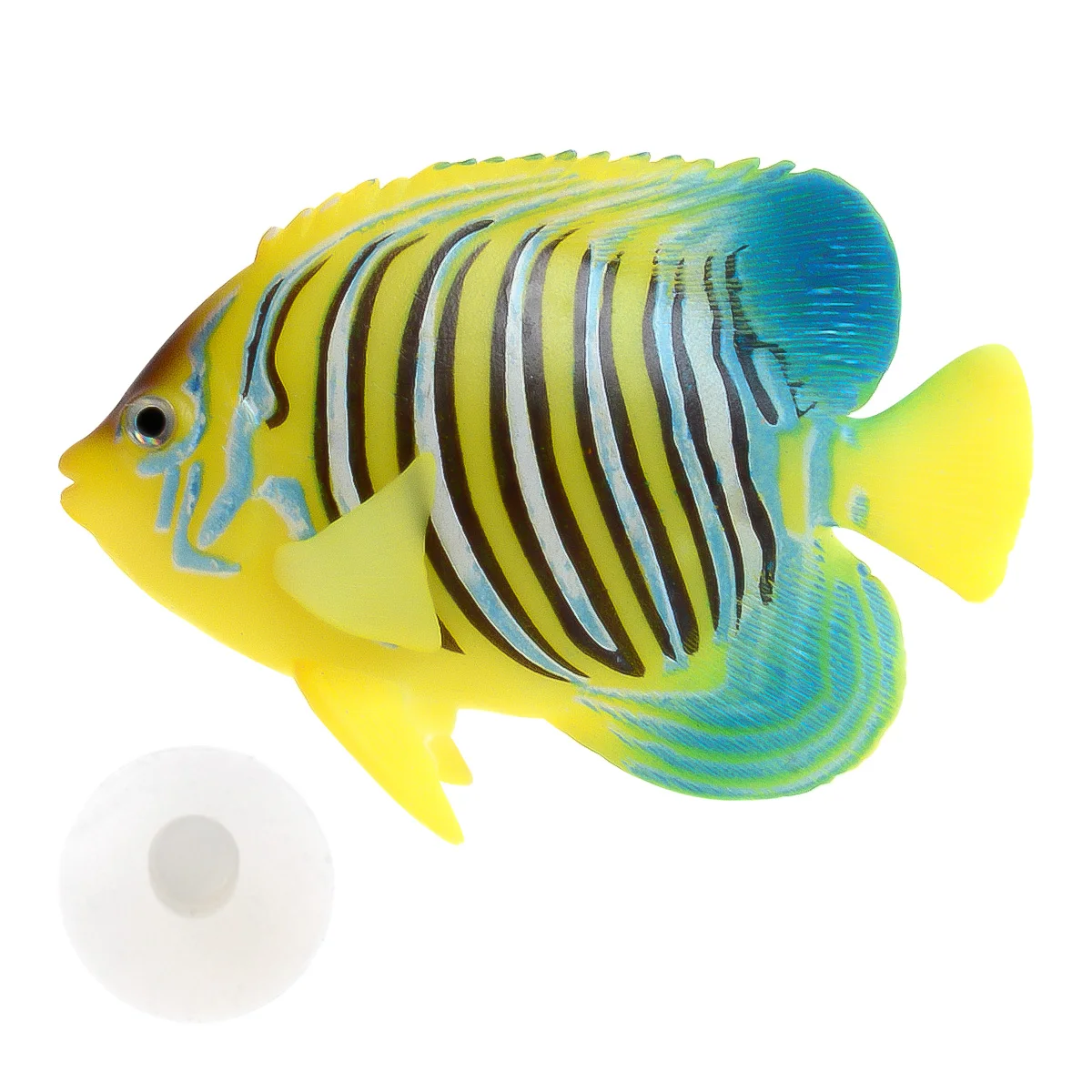 Саим аквариумное украшение в полоску Тропическое для аквариума пластмассовый