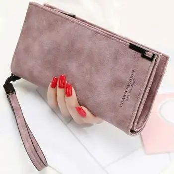 

Women Wallet PU Leather Card Holder Clutch Coin Purse Phone Bag Handbag Wallet Purse /BY