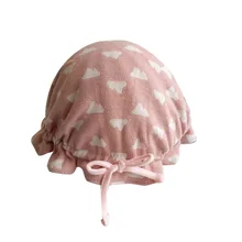 Детская шапка, модная Милая Детская шапка для мальчиков и девочек на осень и зиму, с оборками, с принтом Kawaii, Панама, Кепка от солнца, Детская Повседневная теплая Кепка