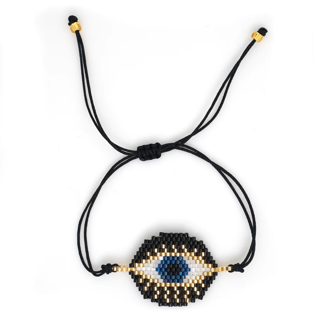 Go2boho сглаза браслет MIYUKI браслет Турецкий Дурной глаз нарукавная повязка ювелирные изделия Pulseras Mujer Moda женский Вдохновленный простой подарок