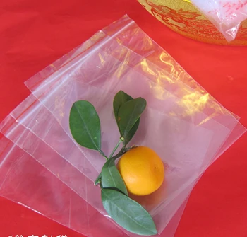 

Big clear plastic zip lock bag 100pcs Reclosable Plastic Packaging Bags Jewelry Dried fruit tea ZipLock Poly bags storage pouch