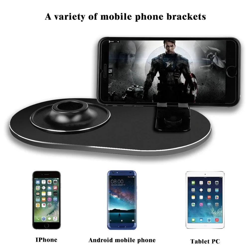 HomePod Dock, алюминиевый сплав Coaster Homepod ударопрочный Противоскользящий коврик подставка совместима с Apple HomePod динамик серебристый черный