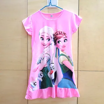 

Girls Dress 2020 New Elsa Dress girl Party Vestidos Cosplay Girl Clothing Anna Snow Queen Birthday Princess Dress Kids Costume
