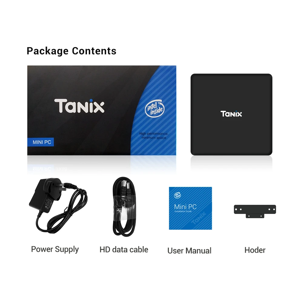 TX85 4 Гб ОЗУ 64 Гб ПЗУ Windows 10 Мини ПК Intel Cherry Trail Z8350 медиаплеер 2,4G 5G WiFi 1000M LAN Bluetooth Smart tv Box