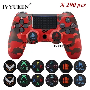 

IVYUEEN 200 pcs Joystick Cover for Dualshock 4 PS4 Pro Slim Controller Cap for XBox 360 One S Silicone Analog Sticks Thumb Grips