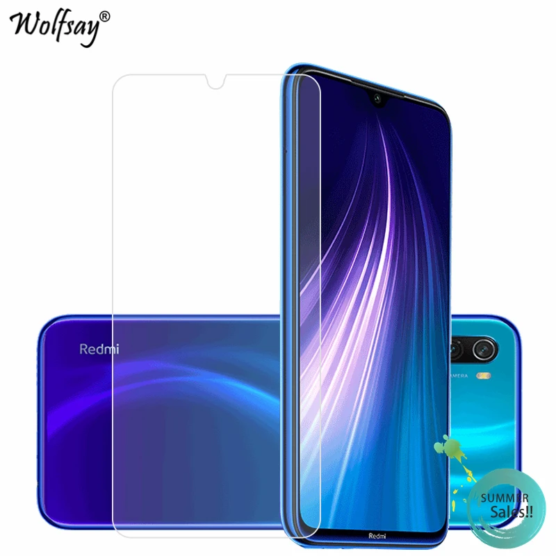 Защитное стекло для Xiaomi Redmi Note 8 закаленное 2 шт. | Мобильные телефоны и аксессуары