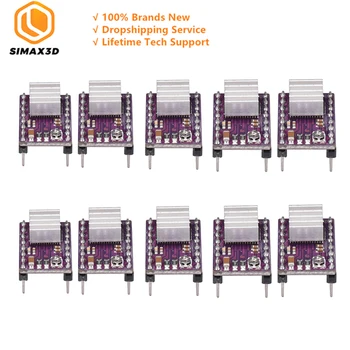 

SIMAX3D Stepper Motor Driver DRV8825 Reprap Stepper Driver Module Radiator with Sticker for 10pcs combination for 3d ender 3 pro
