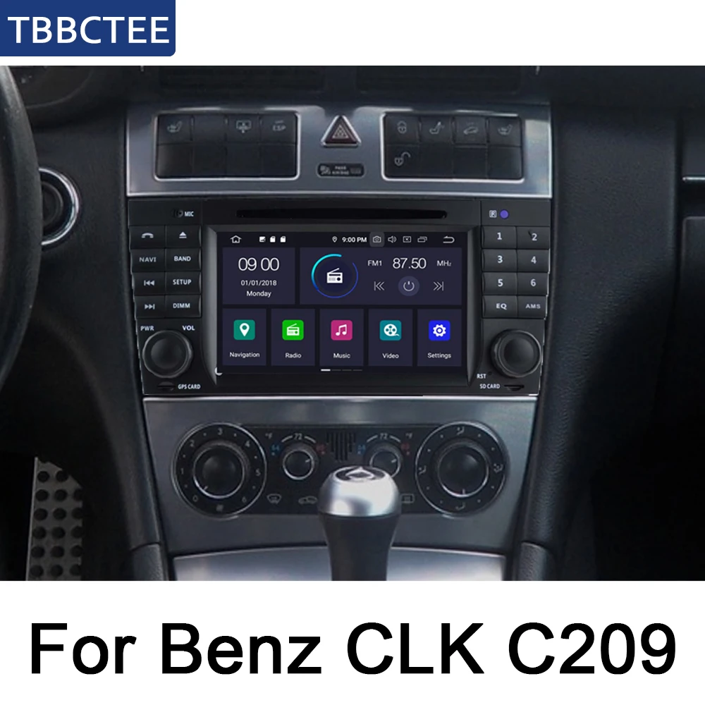 Мультимедийная система для Mercedes Benz CLK Class C209 A209 2000 ~ 2010 NGT Android GPS навигация Bluetooth
