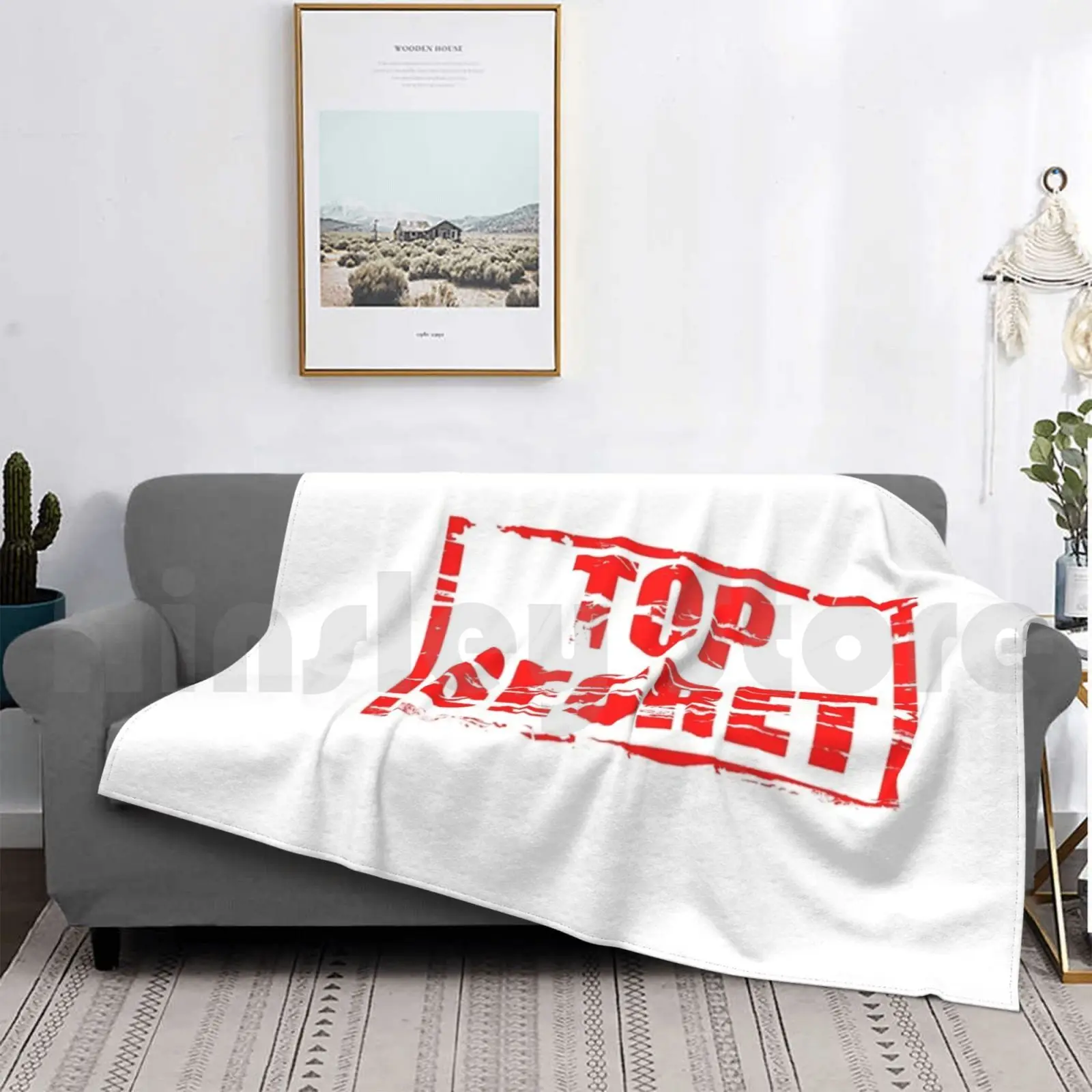 Top Secret Coperta Moda Personalizzato Top Secret Timbro Di Gomma Rosso Mistero Profondo Mistero Qualcosa