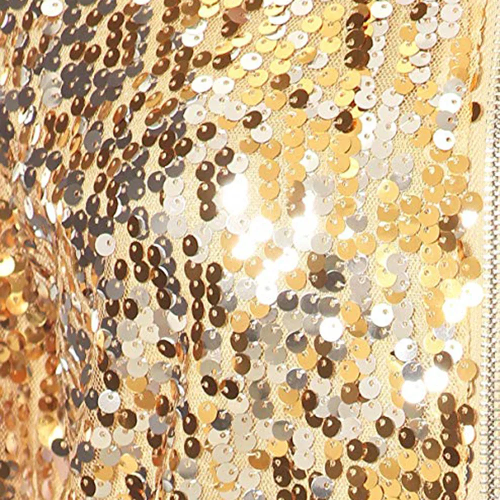 amazing  2019 Spring Autumn Women Sequin Bomber Jacket Long Sleeve Front Zip Jacket with Ribbed Cuffs Coats 