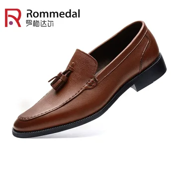 

Men Formal Shoes Spring & Autumn Men Dress Shoes Genuine Leather Oxfords Wedding Shoes Men Italian Style Mens Loafers Chaussure