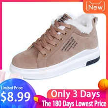 Cotton Shoes Female New Women's Boots Winter Plus Velvet Cotton Shoes Thick Soled Warm Snow Women's Boots Women's Cotton Boots