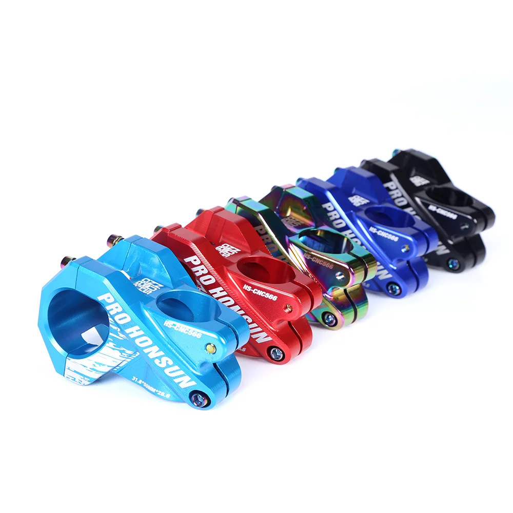Potence De Guidon Vélo En Alliage Aluminium CNC - Ultra Légère (123g), 31,8x35 Mm - Pour VTT, Vélo De Route - Couleurs Assorties - 14