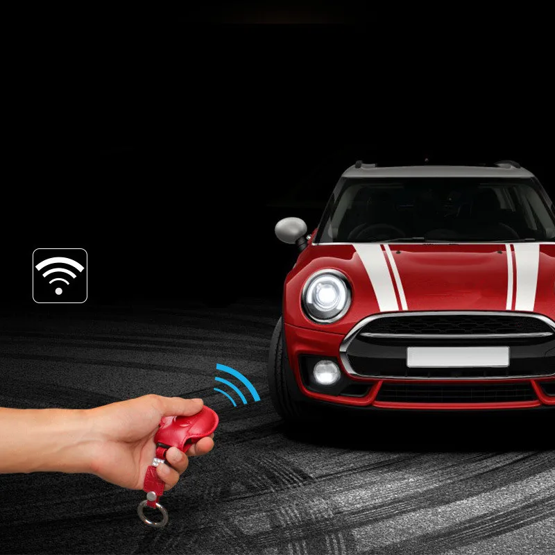 Кожаный чехол для автомобильного ключа защитный Mini Cooper JCW One F54 F55 F56 F60 с