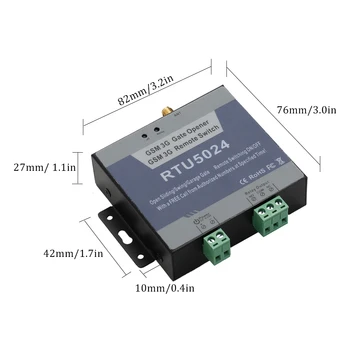 

New GSM Relay SMS Call Remote Controller Gate Opener Switch For Parking System Wirelessly Access Control