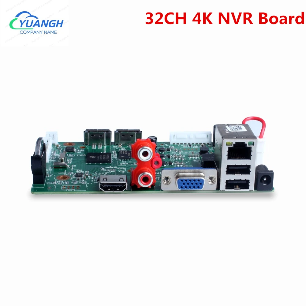 

32CH 8MP CCTV 4K NVR Board H.265 Motion Detect XMEye APP ONVIF Face Detection 32 Channel Network Digital Video Recorder