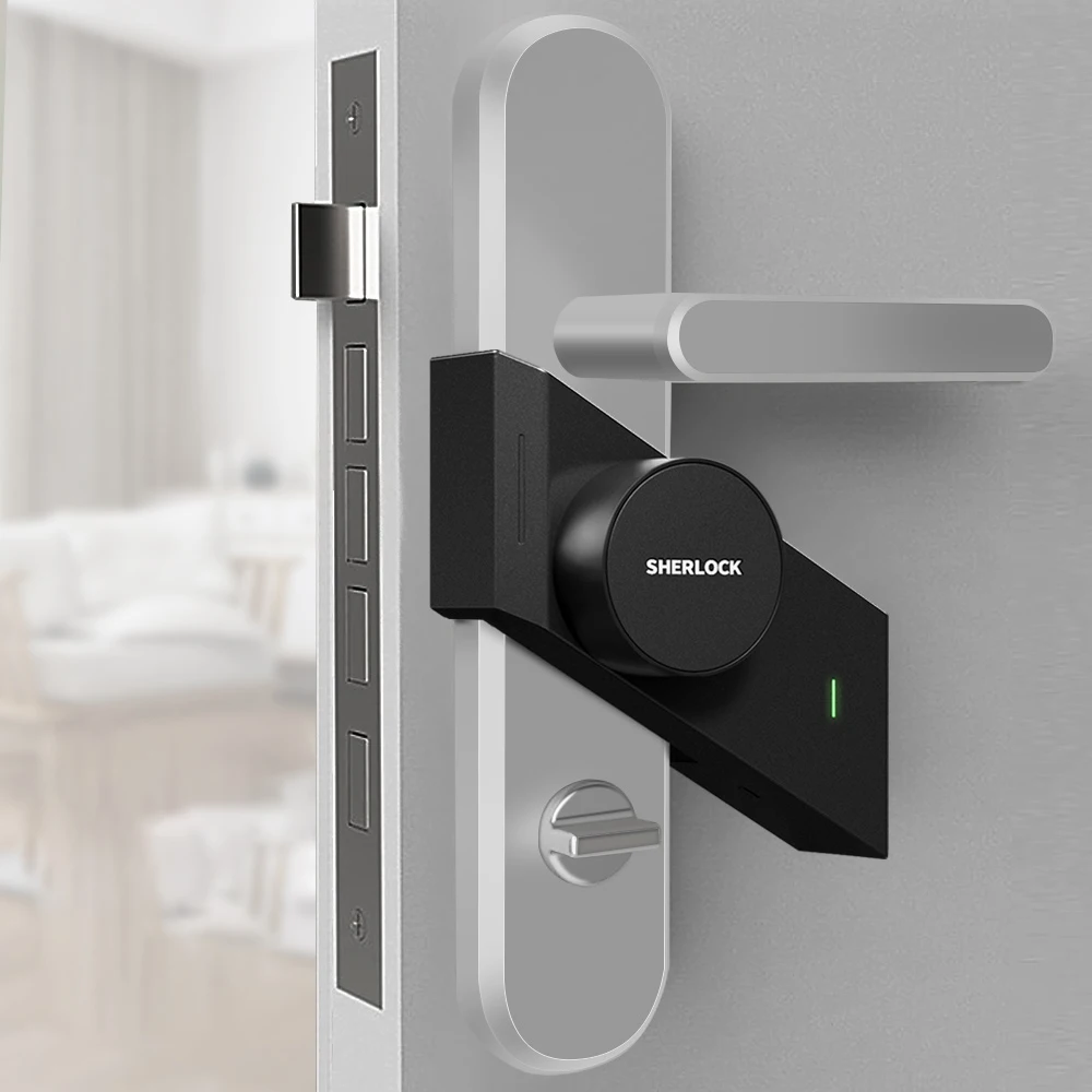Sherlock Wireless Electric Lock S2 Fingerprint Smart Door Via APP Bluetooth Control Open Security Keyless Integrated | Безопасность и
