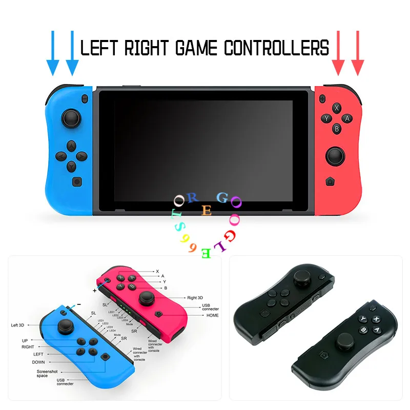 

2019 new Bluetooth Gamepad Joystick Left & Right Joy-con Game Console Gamepad For Nintend Switch NS Joycon controller d25