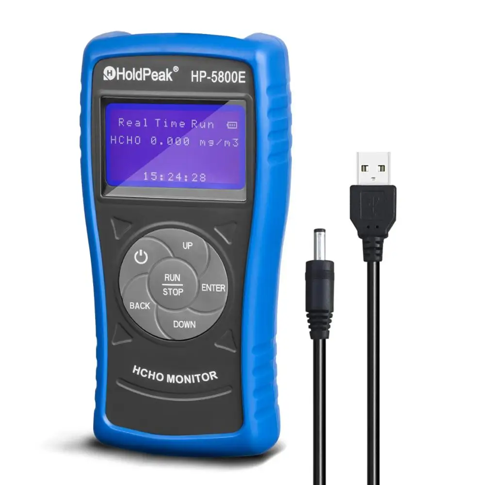 Holdpeak 5800E монитор формальдегида детектор с подсветкой и автоматическим